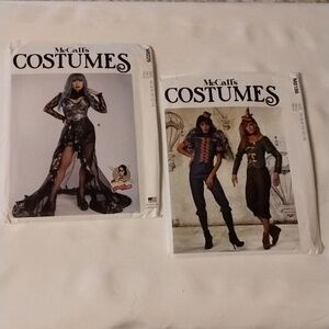 McCall's Costumes Kids Costumes, Sizes: A5, (6-8-10-12-14) (M8229 & M8186), NWT